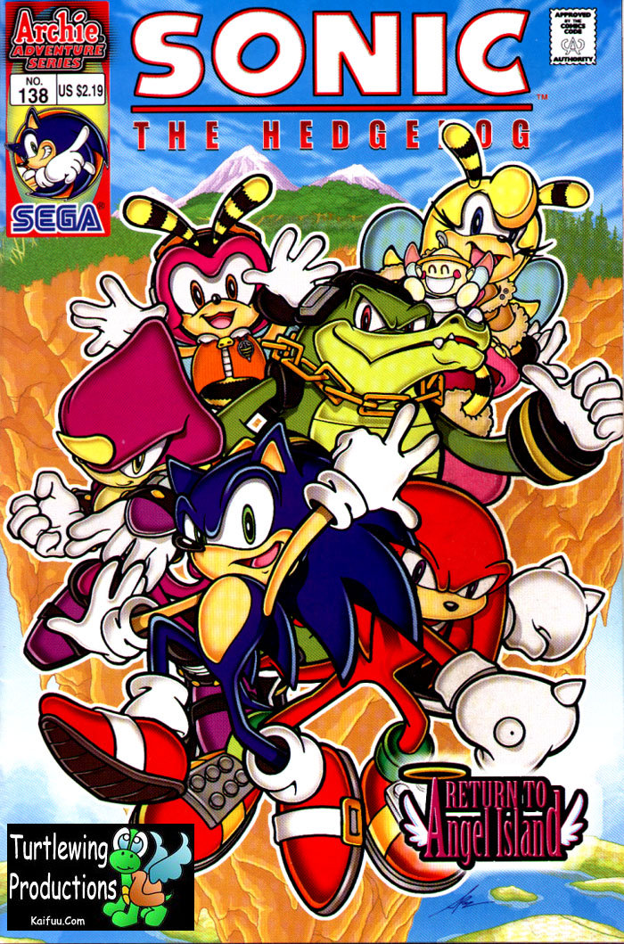 Sonic - Archie Adventure Series September 2004 Comic cover page